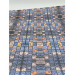 Самоклеющаяся текстура тротуарной плитки №6 (мелкая), для макетов, лист А4