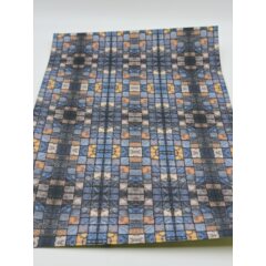 Самоклеющаяся текстура тротуарной плитки №6 (мелкая), для макетов, лист А4