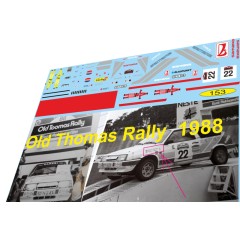 1:43 декаль Волжский 2108 OLD TOMAS  Rally 1988
