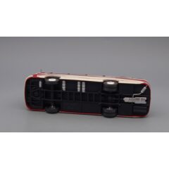 1:43 Масштабная модель Автобус ЛАЗ 695 пригородный Опытный (1956), красно-бежевый