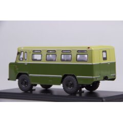 1:43 Масштабная модель Армейский автобус АС-38, двухцветный
