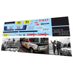 1:43 декаль ЗАЗ 968 ралии СССР 1981