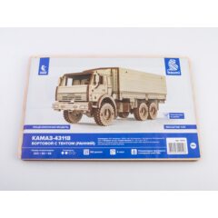 1:43 Сборная модель КАМАЗ-43118 бортовой (Ранний)