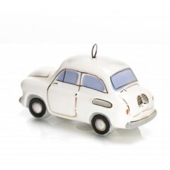 Ёлочная игрушка "Запорожец горбатый" белый