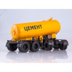 1:43 Масштабная модель КАМАЗ-54112 с полуприцепом-цементовозом ТЦ-11