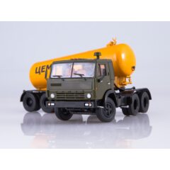 1:43 Масштабная модель КАМАЗ-54112 с полуприцепом-цементовозом ТЦ-11