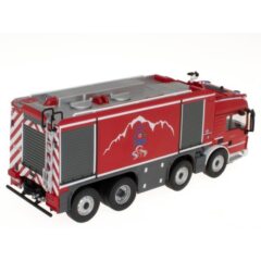 1:43 Масштабная модель MAN TGS 35.540 8х6 BAI PROTEUS VSAT 13000 S (туннельный аварийно-спасательный автомобиль) 2013