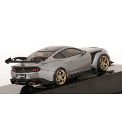 1:43 Масштабная модель FORD Mustang GTD 5.2l V8 Coupe 2025 Grey Metallic/Black
