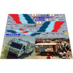 1:43 декаль Камский грузовик 43101 техничка дакар 1990 №506