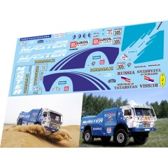 1:43 декаль Камский грузовик №305 Дакар 1996