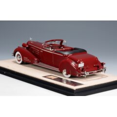 1:43 Масштабная модель CADILLAC 452D V16 Victoria Convertible (открытый) 1934 Maroon