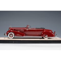 1:43 Масштабная модель CADILLAC 452D V16 Victoria Convertible (открытый) 1934 Maroon