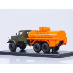 1:43 Масштабная модель АЦ-8,5 (КРАЗ-255Б), хаки-оранжевый