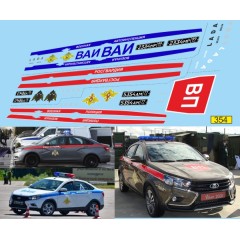 1:43 Декаль Веста ВАИ (версия 1)