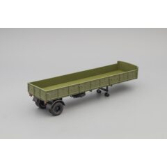 1:43 Масштабная модель МАЗ 93801/2 полуприцеп, хаки