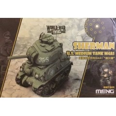 Сборная модель World War Toons Sherman U.S. Medium Tank M4A1