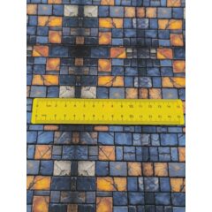 Самоклеющаяся текстура тротуарной плитки №5 (крупная), для макетов, лист А4