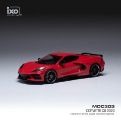 1:43 Масштабная модель CHEVROLET Corvette C8 2020 Red
