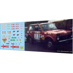 1:43 декаль Волжский №111 Дакар 1979