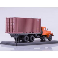 1:43 Масштабная модель КРАЗ-257Б1 контейнер