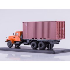 1:43 Масштабная модель КРАЗ-257Б1 контейнер