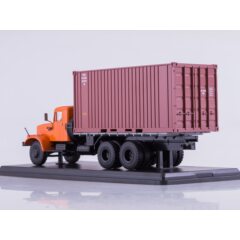 1:43 Масштабная модель КРАЗ-257Б1 контейнер