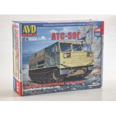 1:43 Сборная модель Средний артиллерийский тягач АТС-59Г
