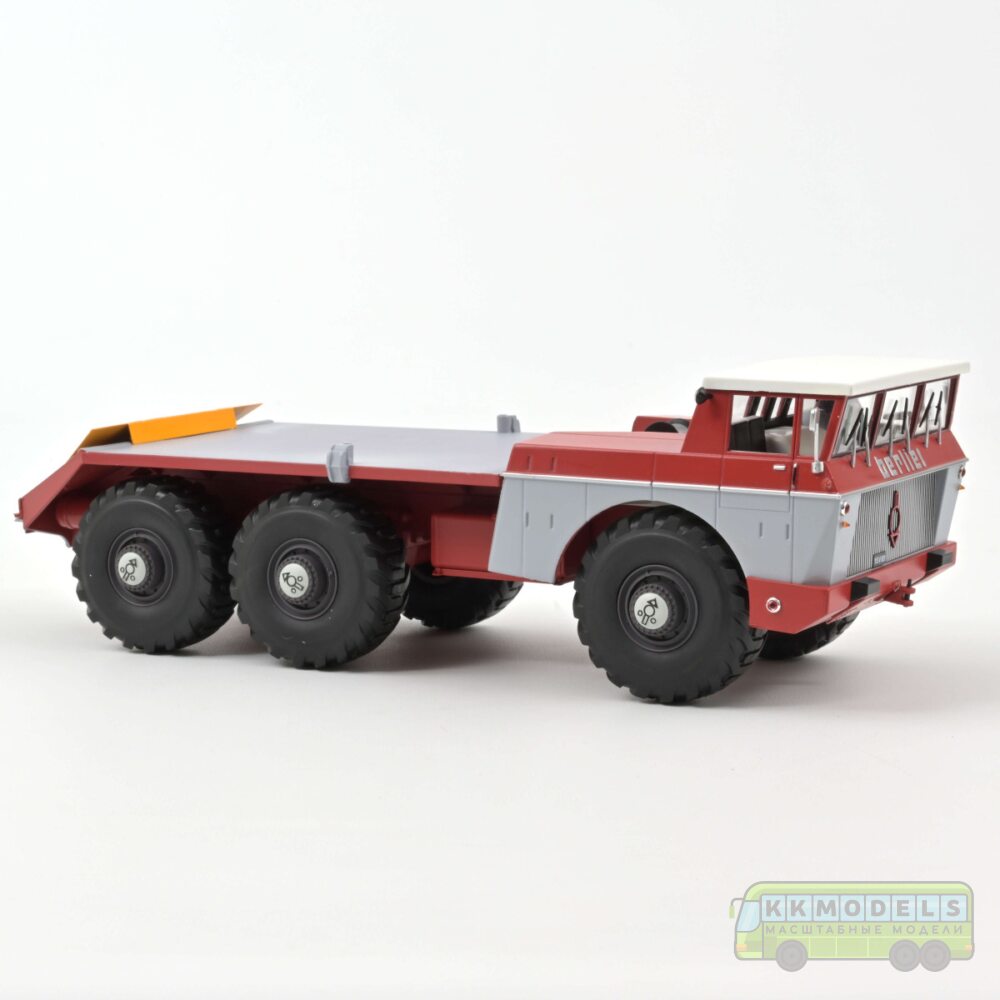 1:43 Масштабная модель BERLIET T100 №4 "On the way to Tulsa" 1959 Red