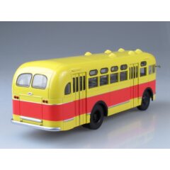 1:43 Масштабная модель Автобус ЗИС-155 красно-жёлтый
