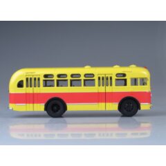 1:43 Масштабная модель Автобус ЗИС-155 красно-жёлтый