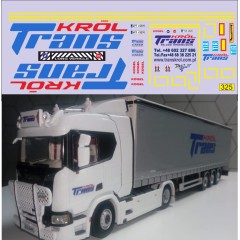 1:43 Декаль Сцепка Krol Trans
