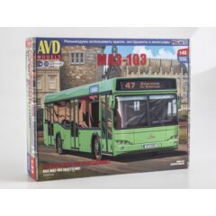 1:43 Сборная модель Автобус МАЗ-103 (Рестайлинг)