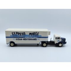 1:43 Масштабная модель BERNARD 150mb Truck Semi-frigo Express Maree Transports (1951), Cream Blue