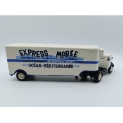 1:43 Масштабная модель BERNARD 150mb Truck Semi-frigo Express Maree Transports (1951), Cream Blue