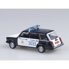 1:43 Полицейские Машины Мира №55 - Волжский 2104 Милиция Белоруссии