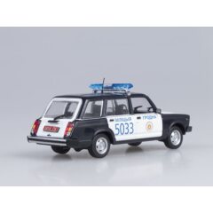 1:43 Полицейские Машины Мира №55 - Волжский 2104 Милиция Белоруссии