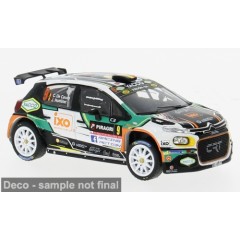 1:43 Масштабная модель CITROEN C3 Rally2 #9 "YACCO - Ecurie Hesbaye" De Cecco/Humblet 6 место Rally de Wallonie 2024