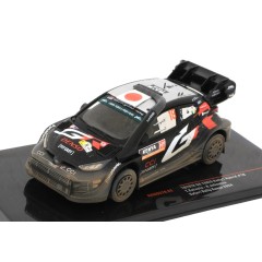 1:43 Масштабная модель TOYOTA GR Yaris Rally1 Hybrid #18 "Toyota Gazoo Racing WRT" Katsuta/Johnston 2 место Safari Rally Kenya 2024 (загрязненная версия)