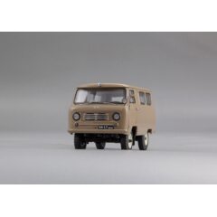 1:43 Масштабная модель Советский автомобиль тип 450A, Ведомственный автобус, г. Ленинград, 1965 г.