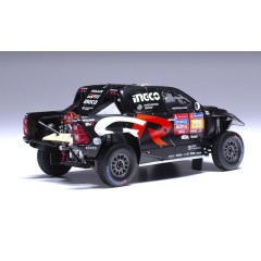 1:43 Масштабная модель TOYOTA GR DKR Hilux Evo T1U #209 "Toyota Gazoo Racing" De Villiers/Murphy 7 место Rally Dakar 2024