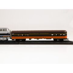 1:220 Масштабная модель локомотив 2-6-0 "Mogul" type №1744 и два вагона "RIO GRANDE SCENIC Railroad" (Колорадо) 2006