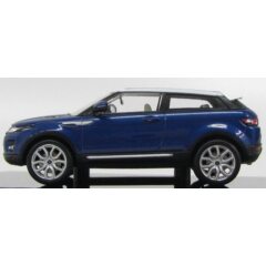 1:43 Масштабная модель RANGE ROVER EVOQUE (3 двери) 2011 Baltic Blue and White