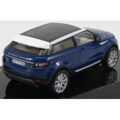 1:43 Масштабная модель RANGE ROVER EVOQUE (3 двери) 2011 Baltic Blue and White