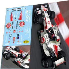 1:43 Набор декалей Formula 1 №33 - Honda RA106 - Дженсон Баттон (2006)