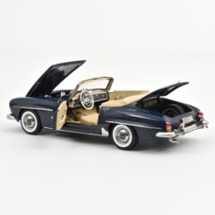 1:18 Масштабная модель MERCEDES-BENZ 190SL Cabriolet (W121) 1957 Middle Blue