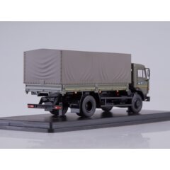 1:43 Масштабная модель КАМАЗ-43253 бортовой с тентом