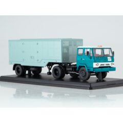 1:43 Масштабная модель КАЗ-608В с полуприцепом ОДАЗ-794