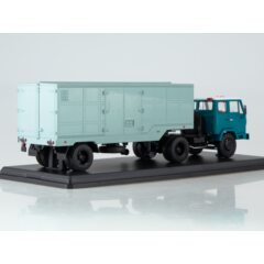 1:43 Масштабная модель КАЗ-608В с полуприцепом ОДАЗ-794