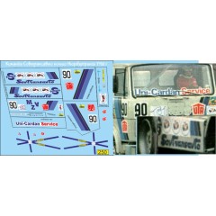 1:43 Набор декалей Команда СовАвто кольцо 90 Nurburgring 5432с 1988