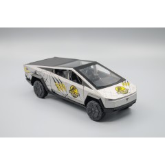 1:24 Модель Tesla Cybertruck The Lost World, серый, 215х80 мм,